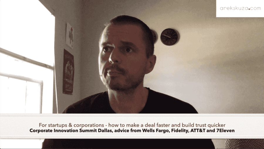 For startups and corporation – how to make a deal faster and trust quicker – Corporate Summit takeaways