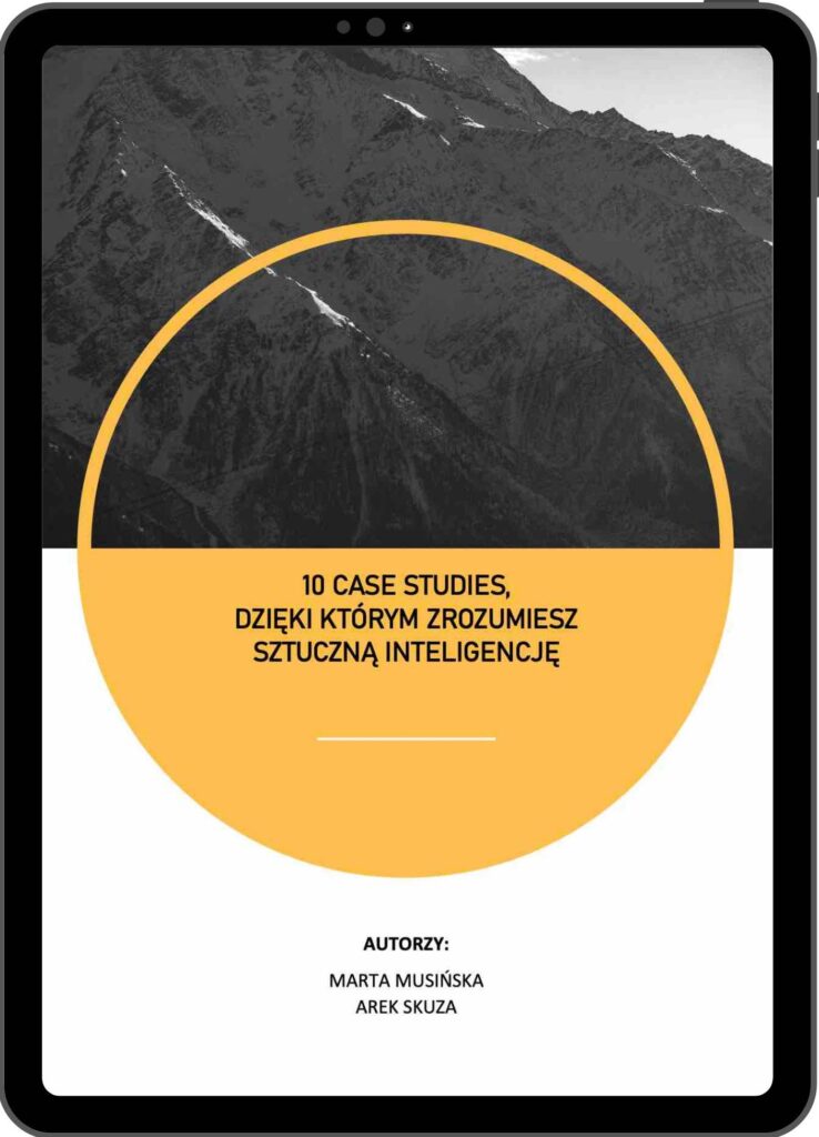 Okladka -- eBook -- 10 case studies sztucznej inteligencji